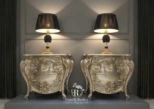 Baroque style night tables ( Fratelli Radice )