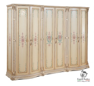 6 doors wardrobe model 135 by fratelli radice