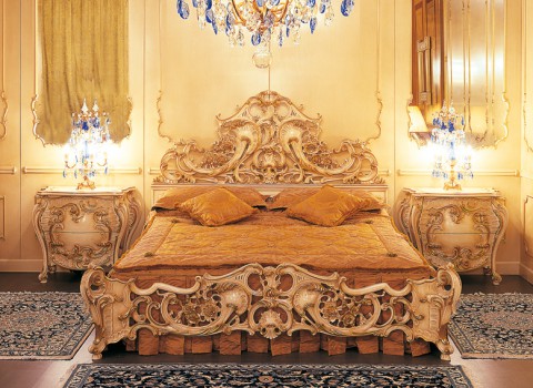 baroque style bed